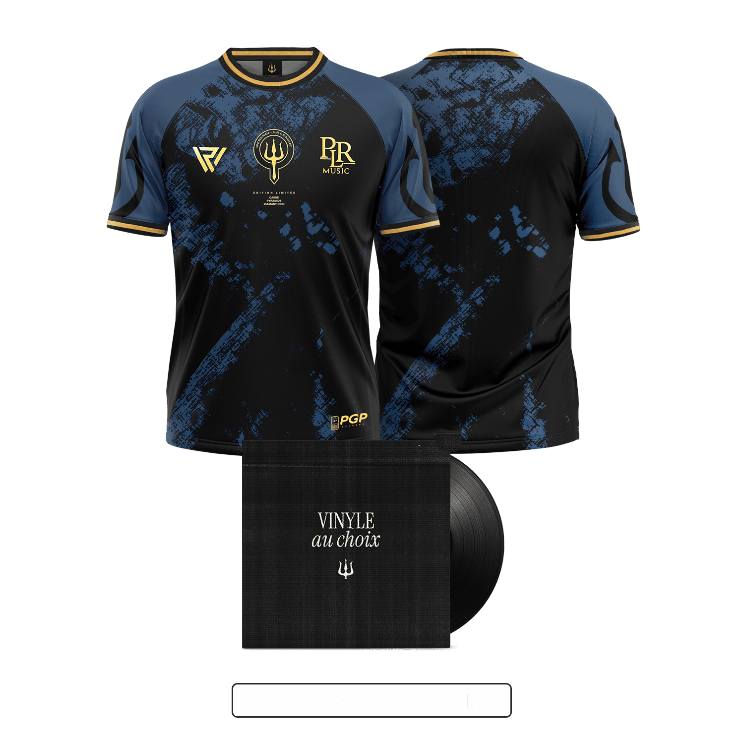 MAILLOT BLEU + 1 VINYLE (Au choix)