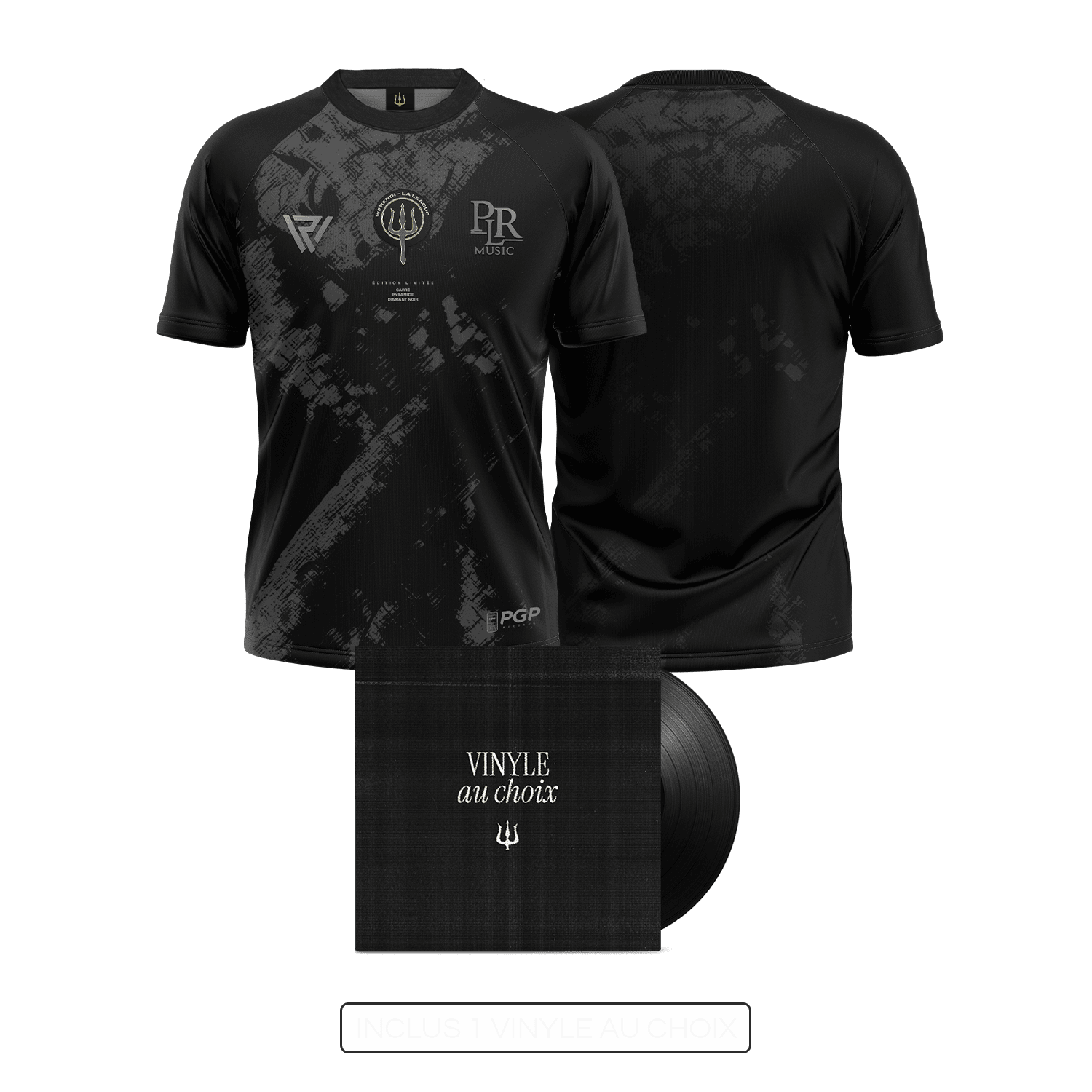 MAILLOT NOIR + 1 VINYLE (Au choix)
